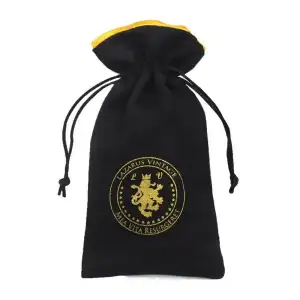 Suede Jewelry Pouch with Satin Lining